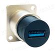 USB H/H CHASIS SILVER USB3-AA AMPHENOL 9157