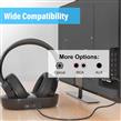 AURICULAR BLUETOOTH P/TV C/BASE EMISORIA DIGITAL