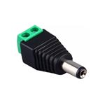 BALUN ALIMENTACION  2.1MM MACHO C/BORNE