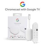 GOOGLE CHROMECAST 4K C/REMOTO Y GOOGLE TV