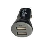 CARGADOR AUTO USBx2 / 5V 2.1A AD12US2E NISUTA