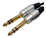 CABLE PLUG 6.3 STEREO M/M 1M HQ PURESONIC