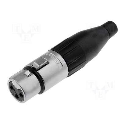 XLR 3P HEMBRA AC3F AMPHENOL - TodoVision