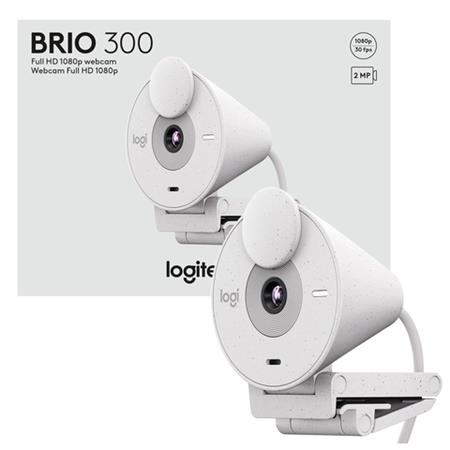 CAMARA BRIO 300 1080P LOGITECH BLANCA