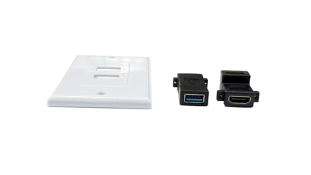 FACE PLATE HDMI + USB 3.0 H/H