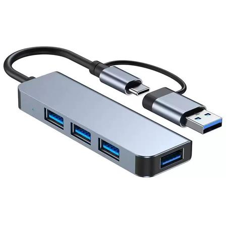 HUB USB/USB-C A 4 USB 3.0