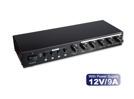 AMPLIFICADOR INTEGRADO STEREO 4 ZONAS A-1323  60W