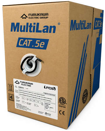 CABLE UTP CAT.5E FURUKAWA NEGRO EXTERIOR