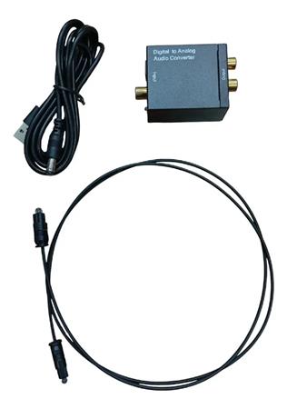 CONVERSOR AUDIO DIGITAL/ANALOGO C/FIBRA DK201C ARW