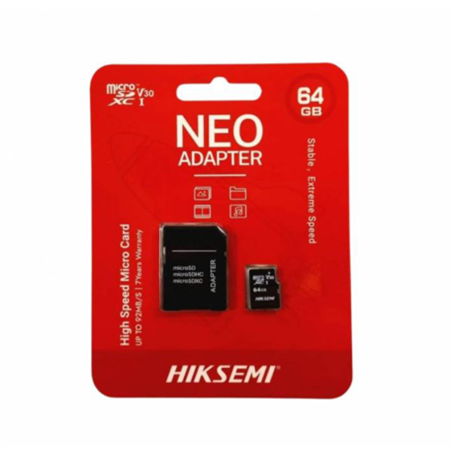 MEMORIA MICRO SD 64GB HIKSEMI HSTFC1 C/ADAPT